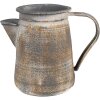 Clayre & Eef 6Y5495 Brocca decorativa Grigio 20x12x16 cm