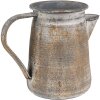 Clayre & Eef 6Y5495 Brocca decorativa Grigio 20x12x16 cm
