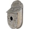 Clayre & Eef 6Y5497 Decorazione casetta per uccelli 27x11x41 cm Grigio