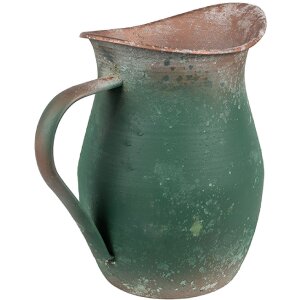 Clayre & Eef 6Y5500 Brocca decorativa verde 19x13x19 cm