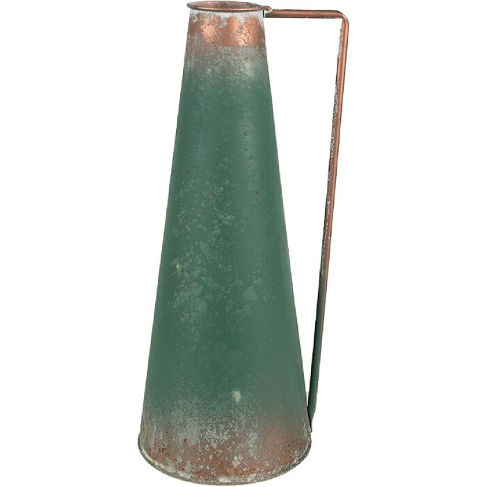 Clayre & Eef 6Y5501 Brocca decorativa verde 14x12x31 cm