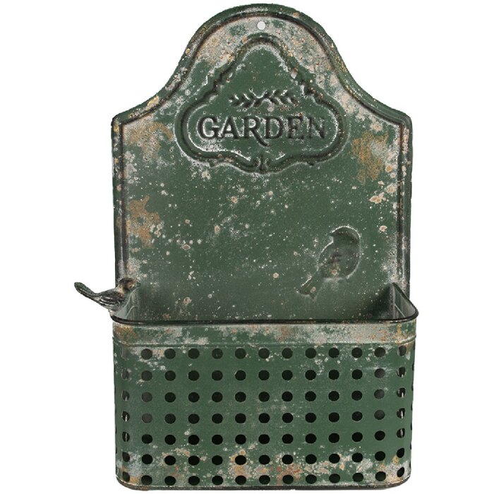 Clayre & Eef 6Y5502 Porta piante verde 29x13x45 cm