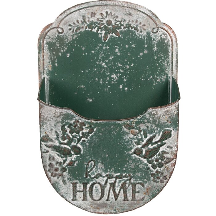Clayre & Eef 6Y5507 Porta piante verde 28x9x41 cm