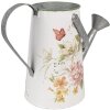 Clayre & Eef 6Y5516 Decorazione annaffiatoio bianco 37x17x27 cm