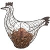 Clayre & Eef 6Y5520 Cesto Pollo 37x16x32 cm Marrone Contenitore decorativo