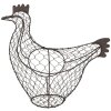 Clayre & Eef 6Y5521 Cesto Pollo 30x12x25cm Marrone - Cesto decorativo per larchiviazione