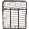 Clayre & Eef 6Y5527 Portaposate 31x25x7 cm Marrone