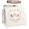 Clayre & Eef 6Y5533 Porta lettere bianco 19x15x9/24 cm - Pratico ed elegante