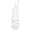 Clayre & Eef 6Y5535 Cestino coniglio bianco 12x14x39 cm