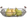 Clayre & Eef 6Y5543 Set di cestini 2 pezzi marrone 40x34x14/36x30x13cm