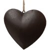 Clayre & Eef 6Y5552 Appendino decorativo a cuore rosso 11x2x10 cm