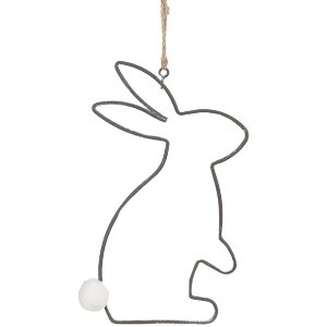 Clayre & Eef 6Y5558 Coniglio decorativo da appendere...