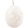 Clayre & Eef 6Y5567 Appendino decorativo Bianco duovo 10x2x8 cm