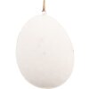 Clayre & Eef 6Y5567 Appendino decorativo Bianco duovo 10x2x8 cm