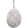 Clayre & Eef 6Y5568 Appendino decorativo Bianco duovo 10x2x8 cm