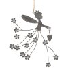Clayre & Eef 6Y5573 Appendino decorativo bambino 20x17cm Grigio