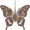 Clayre & Eef 6Y5574 Ciondolo decorativo Butterfly Brown 10x9 cm