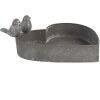 Clayre & Eef 6Y5583 Porta piante grigio 19x17x7 cm