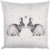 Clayre & Eef BSL22 Copricuscino bianco 45x45 cm - Elegante accessorio per la casa