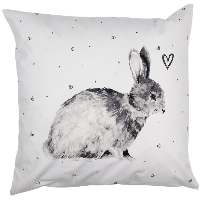 Clayre & Eef BSL23 Copricuscino Bianco 45x45 cm Cosy Home