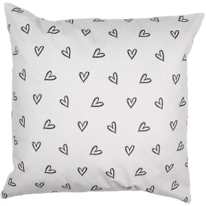 Clayre & Eef BSL23 Copricuscino Bianco 45x45 cm Cosy...