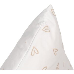 Clayre & Eef BSLC22 Copricuscino Bianco 45x45 cm Accogliente accessorio per la casa