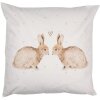 Clayre & Eef BSLC22 Copricuscino Bianco 45x45 cm Accogliente accessorio per la casa