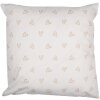 Clayre & Eef BSLC22 Copricuscino Bianco 45x45 cm Accogliente accessorio per la casa