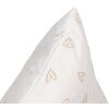 Clayre & Eef BSLC22 Copricuscino Bianco 45x45 cm Accogliente accessorio per la casa