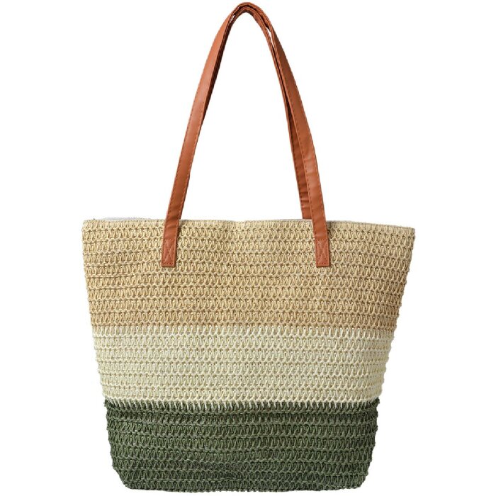 Juleeze JZBG0280 Borsa Beige Verde 50x13x40 cm Design elegante per luso quotidiano