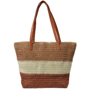 Juleeze JZBG0282 Borsa Marrone Beige 50x13x40 cm -...