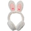 Juleeze JZCEW0027W Scaldacorecchie a coniglietto per bambini Bianco Taglia Unica