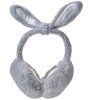 Juleeze Scaldacorecchie JZCEW0029G Orecchie da coniglio per bambini Grigio Taglia Unica