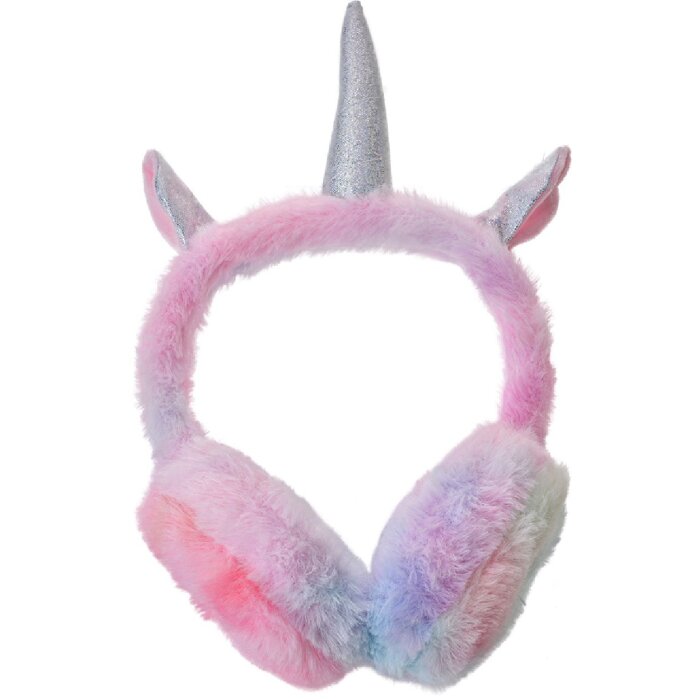 Juleeze JZCEW0033 Scaldacorecchie Unicorno Bambini Bianco Rosa Blu Taglia Unica