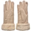Juleeze JZGL0081 Guanti eleganti da donna Beige Taglia