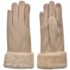 Juleeze JZGL0083 Guanti eleganti da donna beige misura 9x24cm