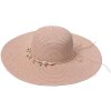 Juleeze JZHA0105 Collana di conchiglie per cappelli da donna Rosa Taglia Unica