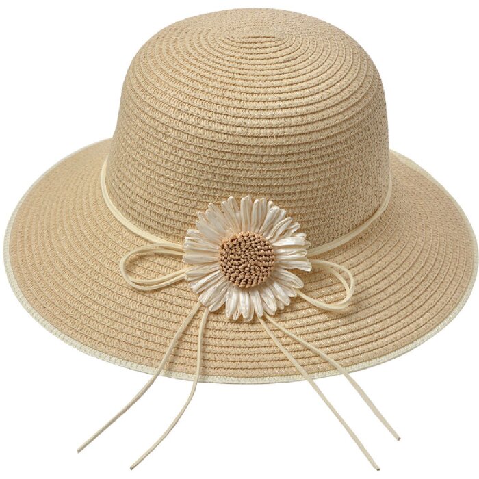 Juleeze JZHA0112BE Cappello da sole Daisy Beige Taglia unica
