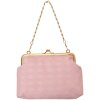 Juleeze JZWA0189P Pochette Rosa Oro Catena 8cm Eleganza