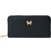 Juleeze JZWA0193Z Portafoglio donna nero oro farfalla 19x10cm