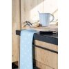 Clayre & Eef KT042.049 Asciugamano da cucina Cuore Blu 47x70cm
