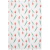 Clayre & Eef KT042.052 Asciugamano da cucina con motivo a tulipano Bianco 47x70cm