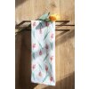 Clayre & Eef KT042.052 Asciugamano da cucina con motivo a tulipano Bianco 47x70cm