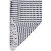 Clayre & Eef KT060.135 Plaid Beige Blue Zigzag 125x150 cm