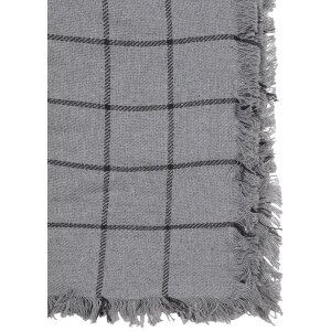 Clayre & Eef KT060.136 Coperta Plaid 125x150cm Grigio