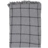 Clayre & Eef KT060.136 Coperta Plaid 125x150cm Grigio
