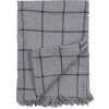 Clayre & Eef KT060.136 Coperta Plaid 125x150cm Grigio
