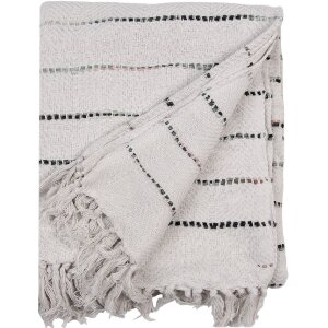 Clayre & Eef KT060.138 Coperta a quadri Beige Nero...