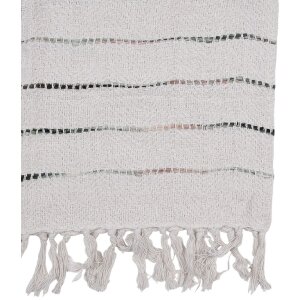Clayre & Eef KT060.138 Coperta a quadri Beige Nero 125x150cm