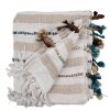 Clayre & Eef KT060.139 Plaid fantasia Beige 125x150cm
